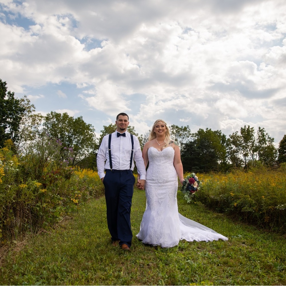 Maggie Sottero Wedding Gown - Fit and Flare, Strapless, and Sweetheart Neckline